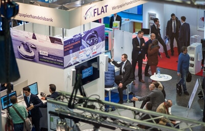 FXFlat Broker with a booth at the "World of Trading" fair in Frankfurt